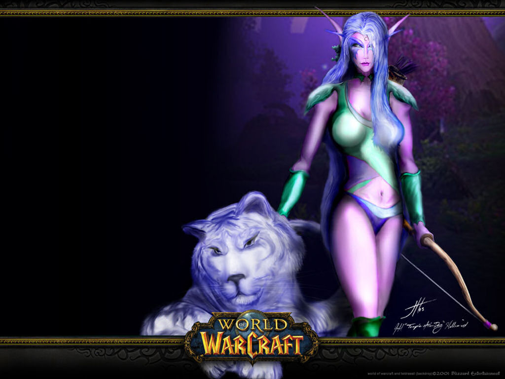 World of Warcraft Night Elf Hunter
